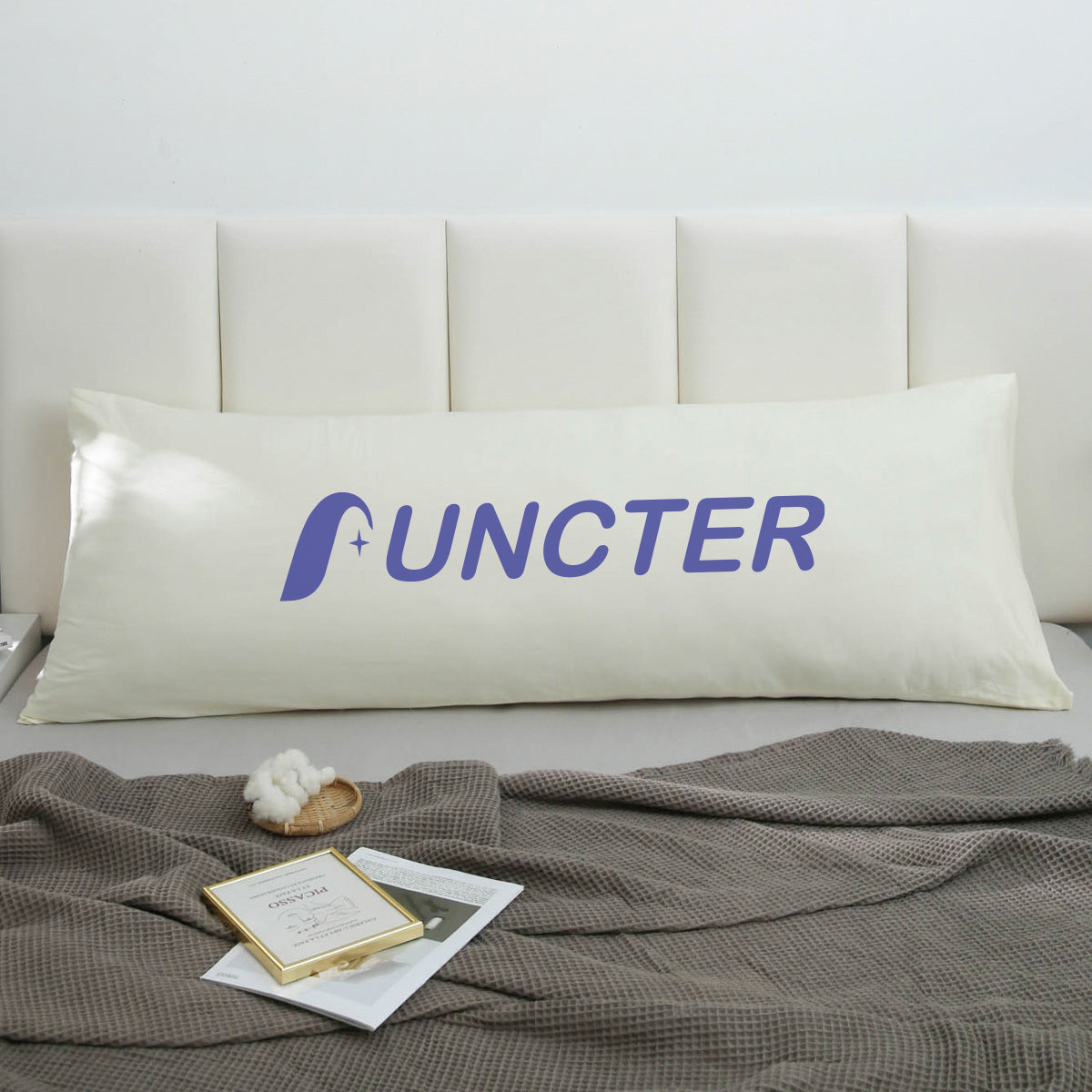 20 x 54" Premium Square Cotton Throw Pillowcase Body Size Pillow Cover - Envelope Closure