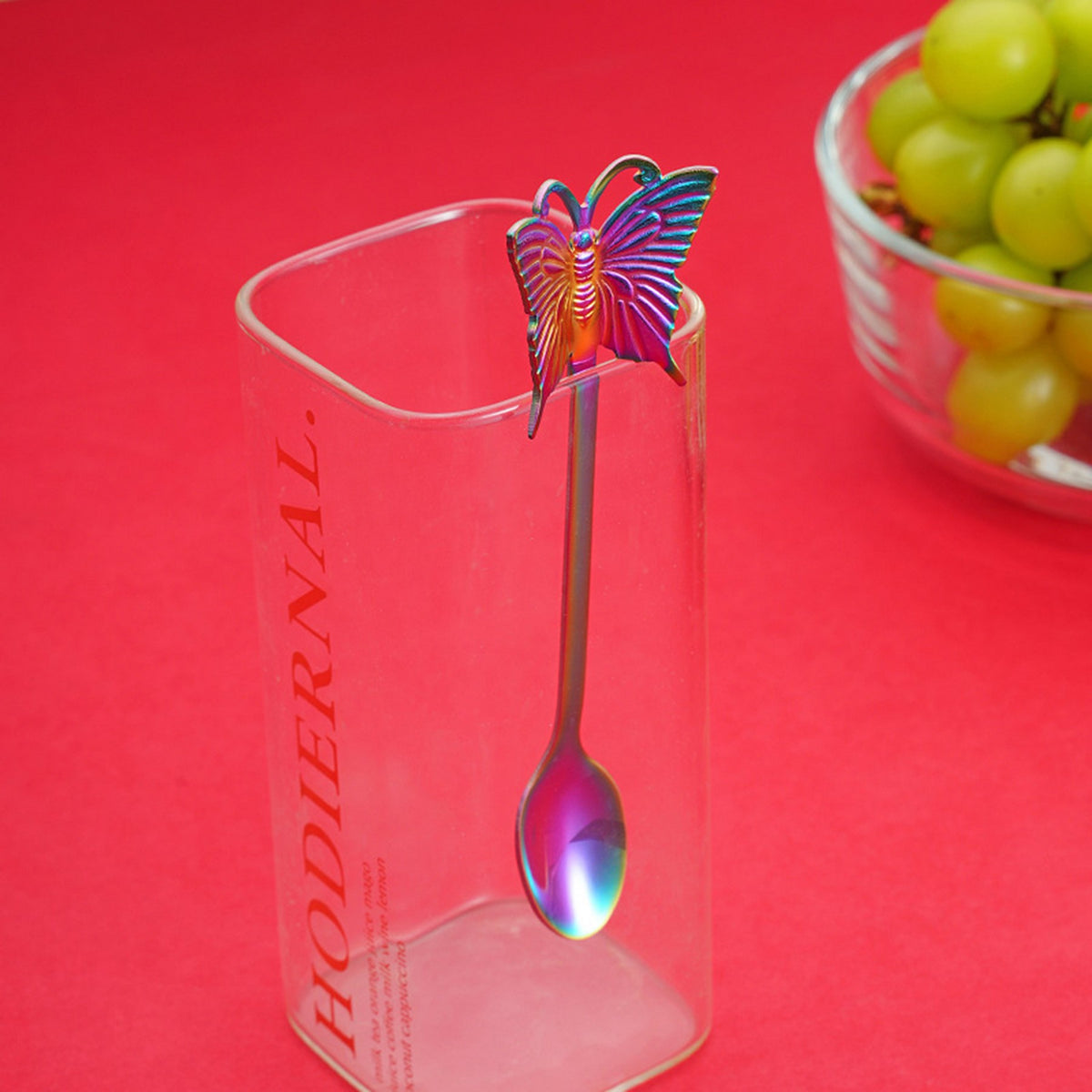 304 Stainless Steel Butterfly Hanging Spoon Coffee Tea Stirring Spoon