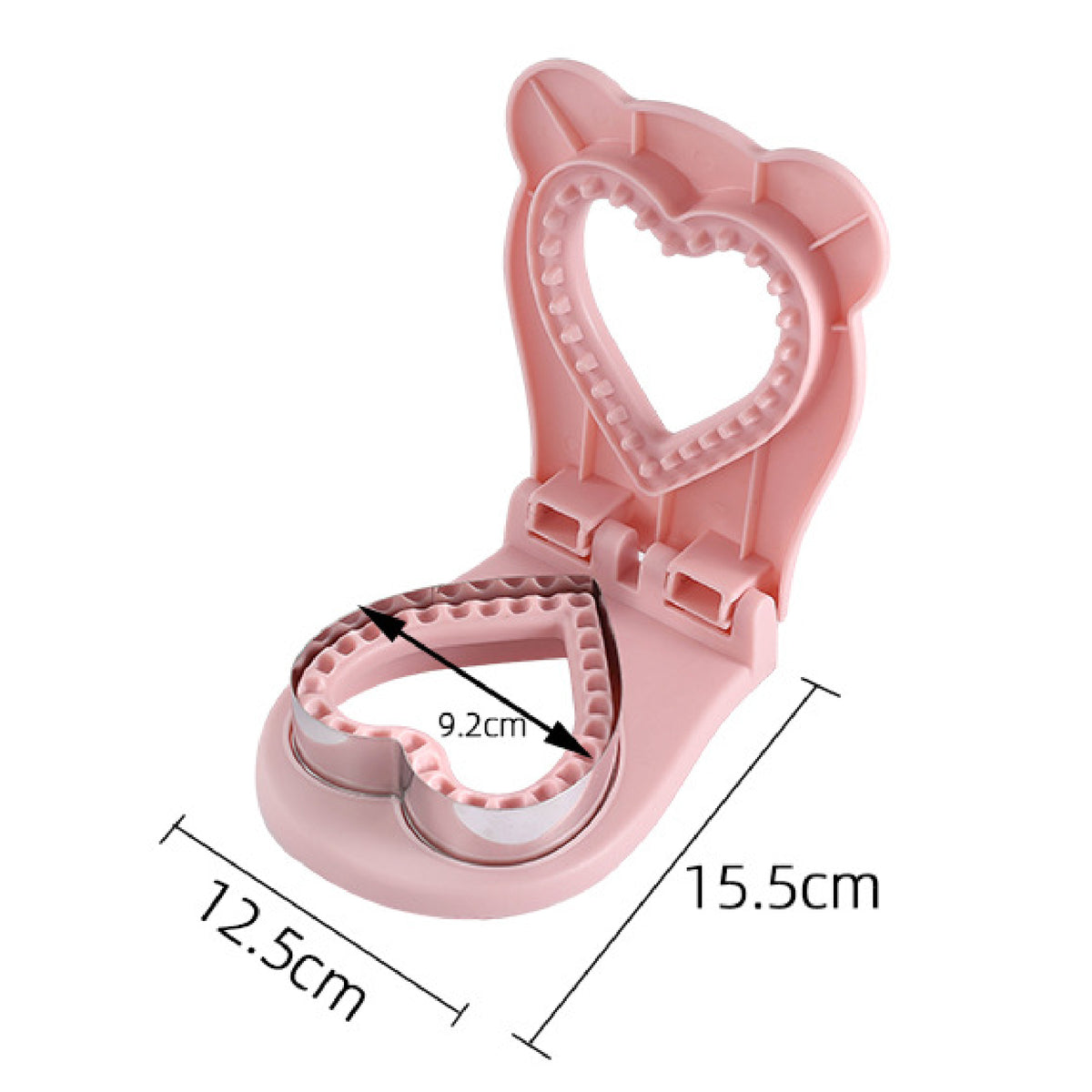 Heart Shaped Sandwich Cutter Sandwich Sealer Cutter Crustless Sandwich Maker for Lunchbox