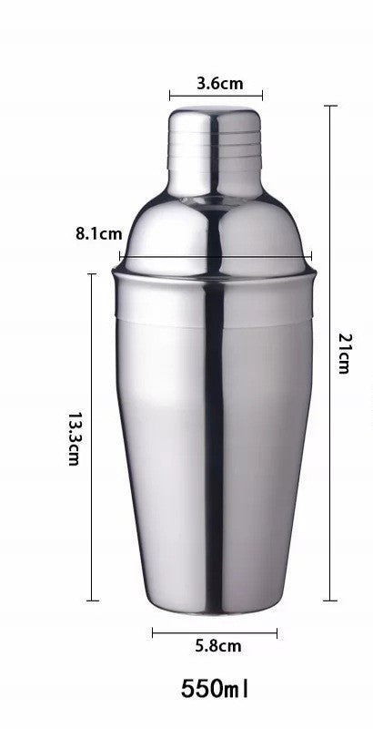 18oz Cocktail Shaker Professional Stainless Steel Bar Tools