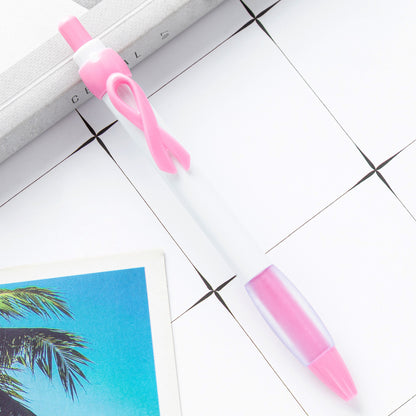 Pink Ribbon Ballpoint Pen Ribbon Writing Pen