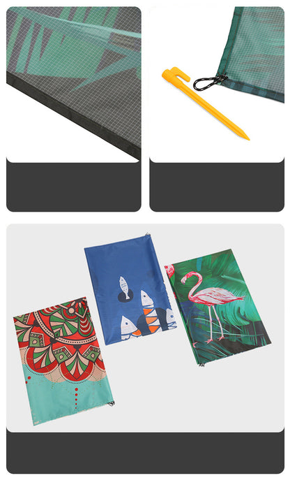 55 x 78.7" Personalized Oversized Quick Dry Sand-Free Beach Blanket Picnic Mat