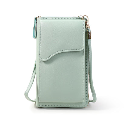 PU Leather Cell Phone Purse Bag Small Crossbody Bag Mini Messenger Bag Wallet Bag Shoulder Handbag
