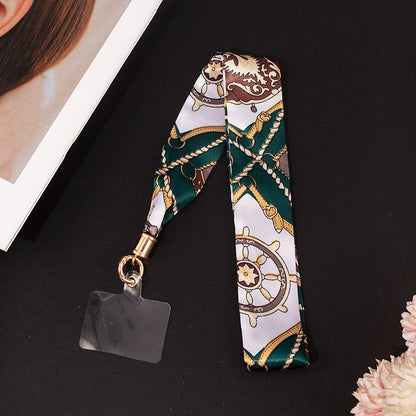 2" Full Custom Silk Feeling Satin Phone Lanyard Badge Lanyard Neck Strap w/Lanyard Pad Compatible #3