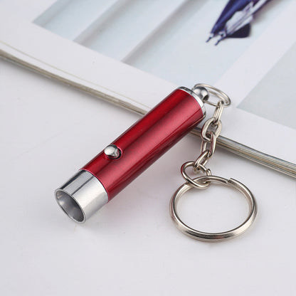 Purple UV Detector Mini LED Flashlight Keychain Portable Aluminum Alloy Flashlight