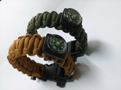 0.5" Diameter Outdoor Multifunctional Survival Bracelets