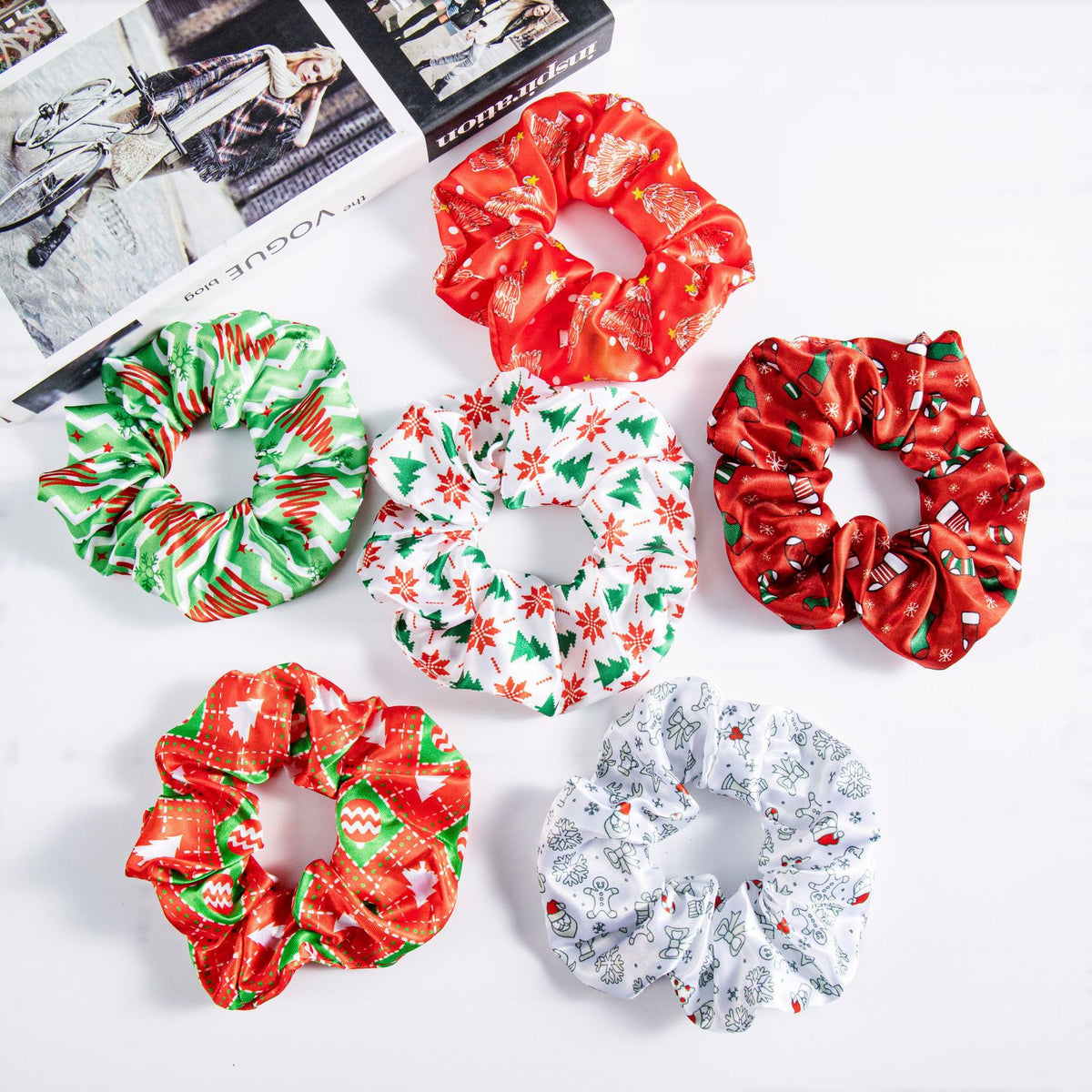 Full Color Digital Hair Scrunchies