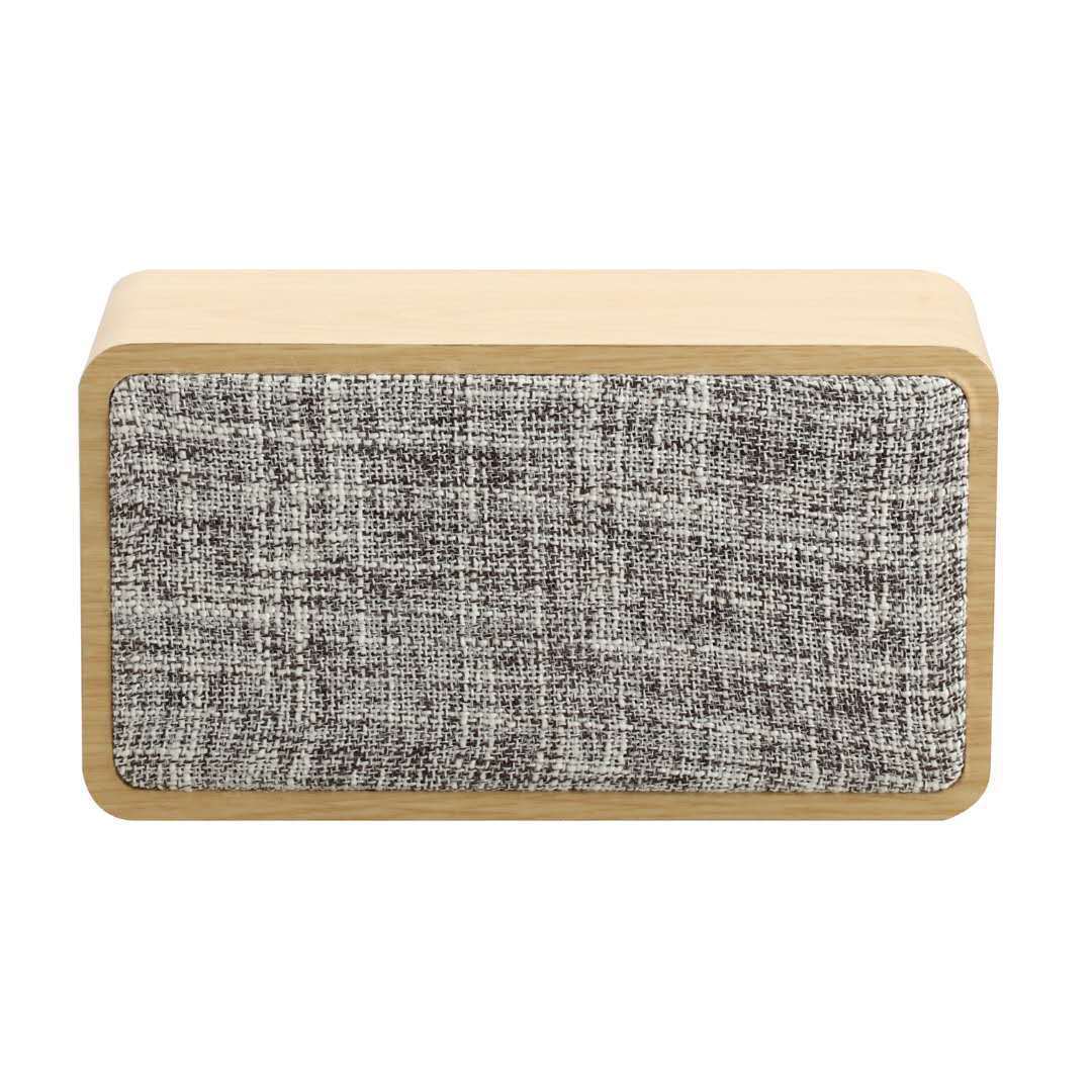 Stereo Sound Wood Fabric Wireless Speaker