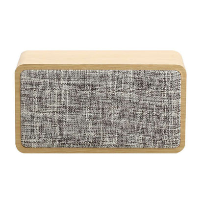 Stereo Sound Wood Fabric Wireless Speaker