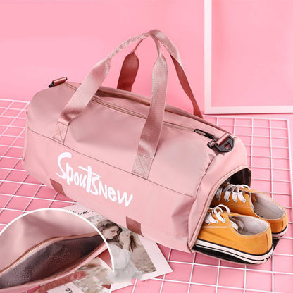 Wet and Dry Separated Oxford Tote Bag Swimming Bag Gym Bag for Beach/Fitness/Travel