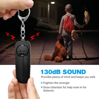Portable Personal Alarm Key Chain Self Defense Safety Accessories For Women