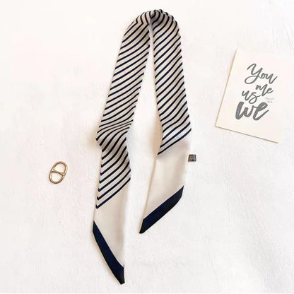 39 x 2.7" Imitation Silk Scarf Neck Ribbon Scarf
