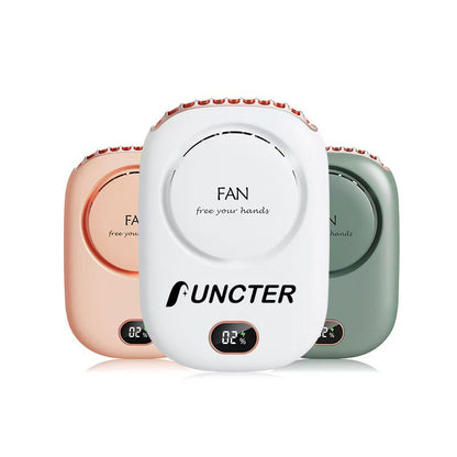 Rechargeable Waist Clip Portable Fan With Digital Battery Display