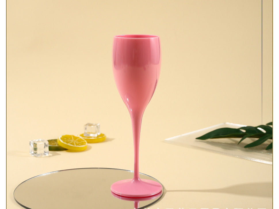 6 Oz. Plastic Wine Glasses