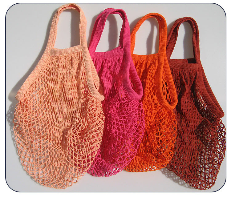 Colorful Cotton Market Tote Bag