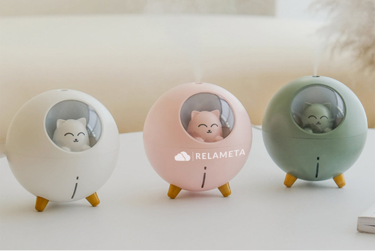Mini Cute Cat Cool Mist Air Humidifier