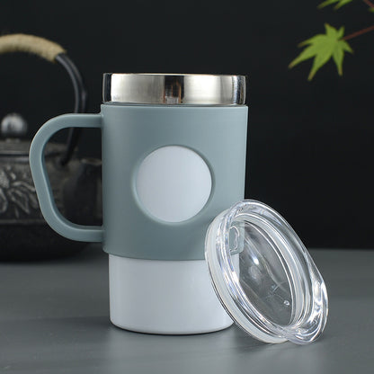 13 oz /400ml Coffee Mug Camping Mug Travel Tumbler Cup Insulated Water Bottle with Straw