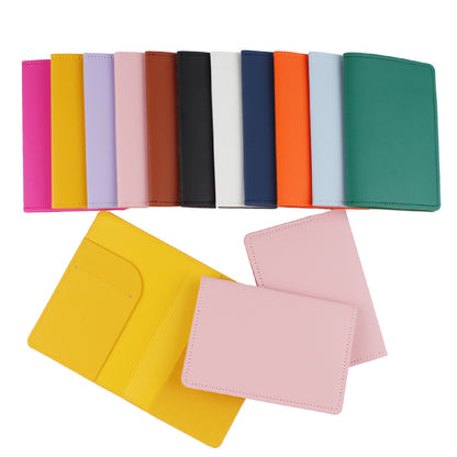 Travel Wallet Passport Holder With 1 Card Slot PU Cover Passport Wallet for Business Trip