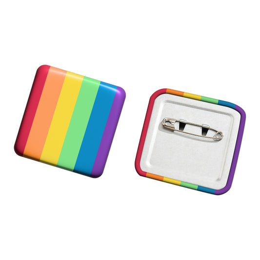 Full Color Square Badge Pin