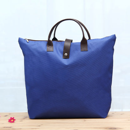 Folding Heavy Duty Oxford Groceries Bag Reusable Shopping Bags Large Foldable Tote Bag (Model C)