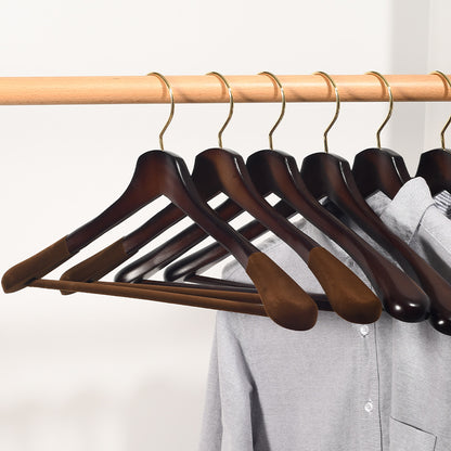 17.5" Wide Shoulder Wooden Hangers Suit Hangers Coat Hangers Heavy Clothes Hangers