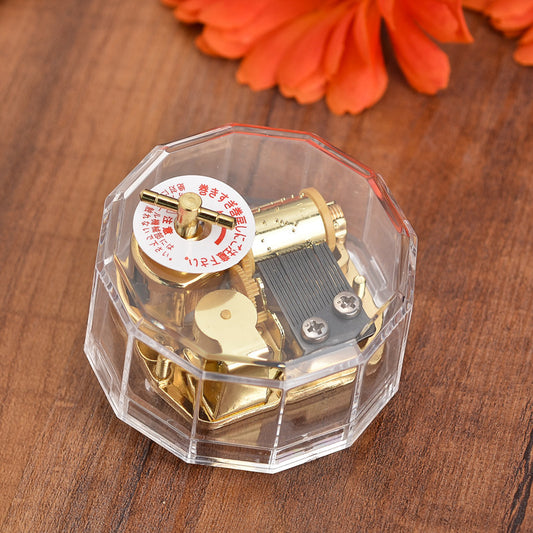 #9 Dodecagon Shaped Spring Acrylic Music Box