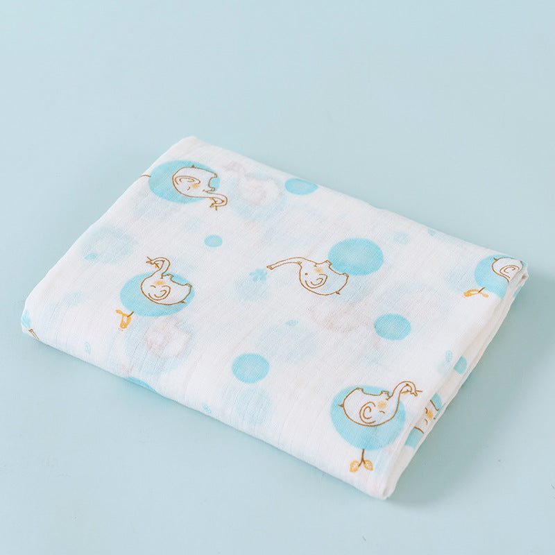 Full Color Imprint Premium Muslin Baby Wrap Swaddle Blanket