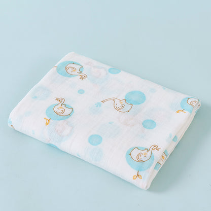 Full Color Imprint Premium Muslin Baby Wrap Swaddle Blanket