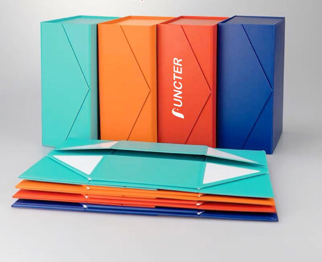 13.8'' x 9.06' Folding Gift Box/One-piece Gift Box/Magnetic Clamshell Packing Box