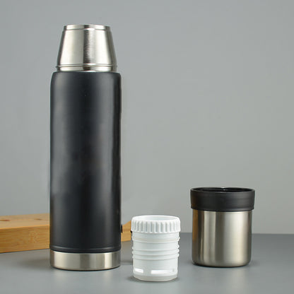 40 Oz/1200ml Water Bottle Vacuum Insulated Stainless Steel Bottle Thermal Bottle W/PU Sling Strap