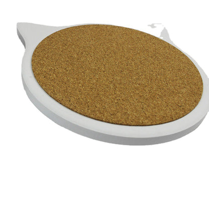 Cat Shape Absorbent Ceramic Stone Cup Coaster