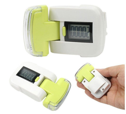 Portable Acrylic Pedometer w/3 LED Lights