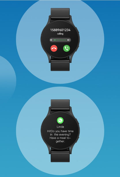 Round Shade Wireless Pedometer Smart Watch
