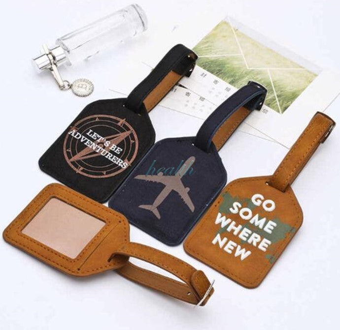PU Leather Luggage Tag