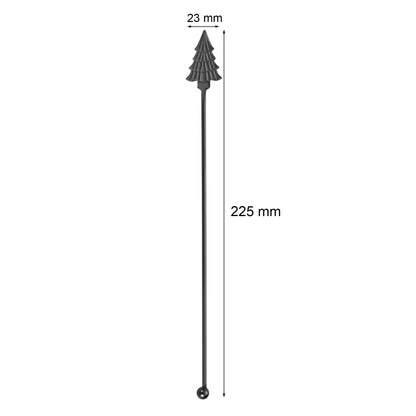 8.9 L Stainless Steel Christams Tree Shape Top Beverage Stirrers Stir Sticks