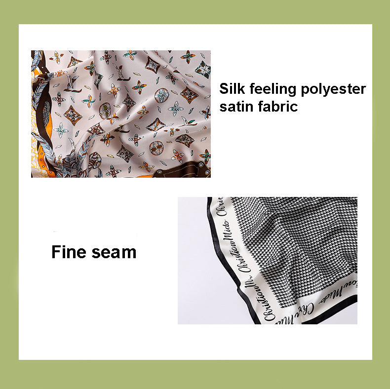28" x 28" Stain Square Scarf Neck Scarves Kerchief Neckerchief Headband Handbags Wrap Scarf #33