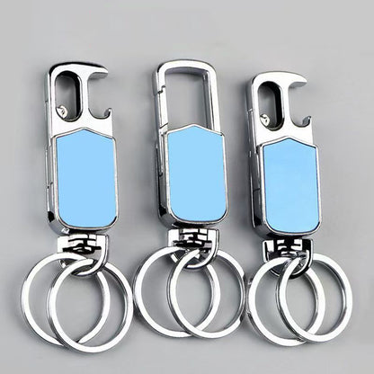 Rotatable Keychain With Bottle Opener Auto Keychain