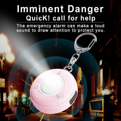 130dB Self Defense Keychain Siren Whistle with SOS LED