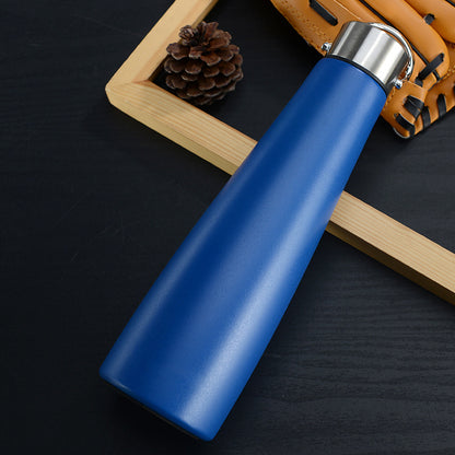 17Oz/500ml Bullet Water Bottle Vacuum Insulated Stainless Steel Bottle Thermal Bottle W/Hanging Hook