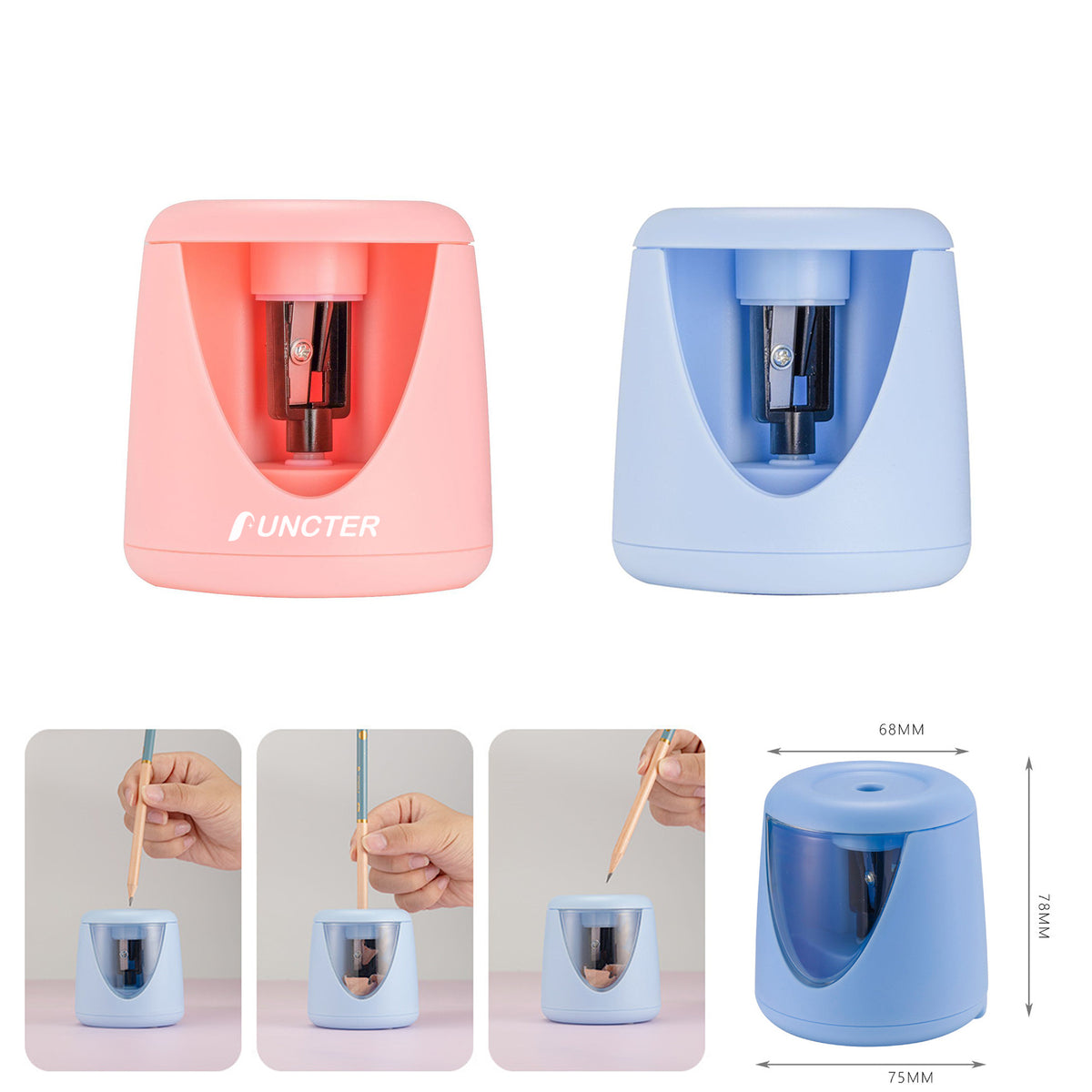 Battery-Powered Electric Pencil Sharpener