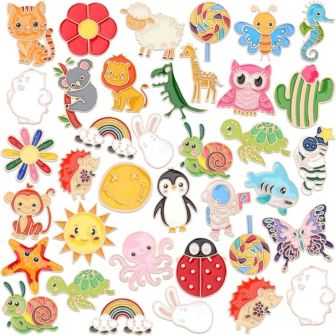 Cute Funny Enamel Lapel Pins Cartoon Brooch Pin Badge for Backpacks Clothes Bags Hats Accessories