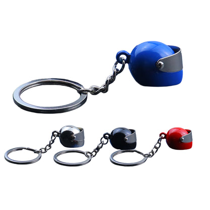 Mini Motorcycle Helmet Keychain