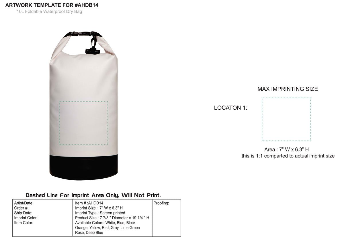 White/Black Blank Front View