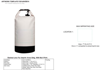 White/Black Blank Front View