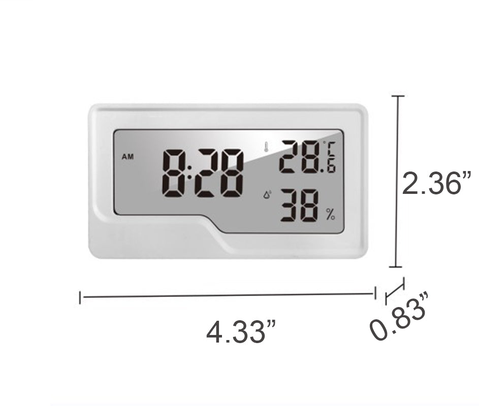 Backlight Display Digital Household Hygrometer Indoor Thermometer Alarm Clock