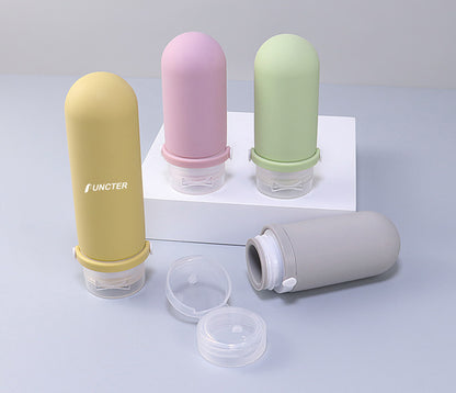 3OZ Silicone Travel Bottles Set For Toiletries ( 3pcs Set )