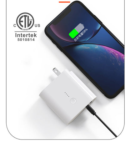 5000mAh Wall Charger (AC) Power Bank W/ETL Certification