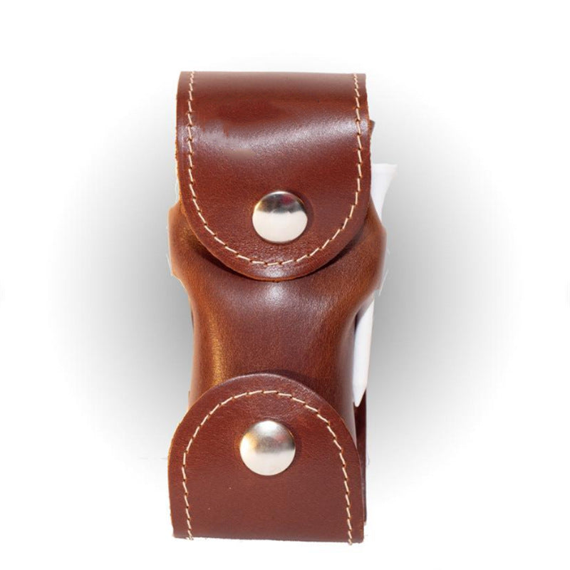 PU Leather Golf Ball Pouch Golf Bag Waist Pack Without Balls & Tees
