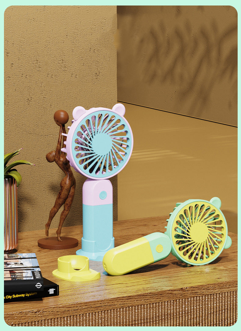Mini Portable Handheld Fan Small USB Rechargeable Fan