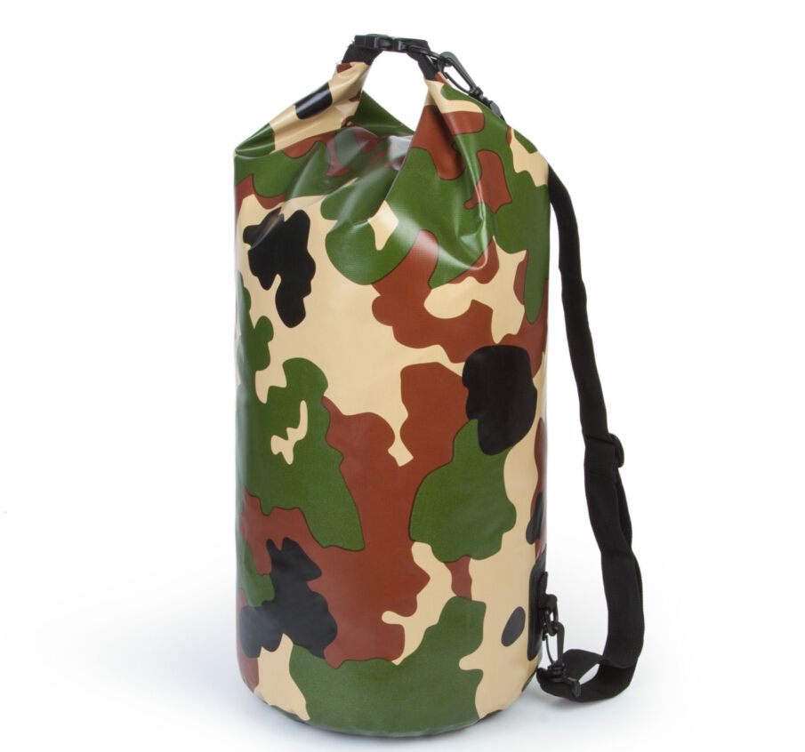 Camouflage Green Blank Front View